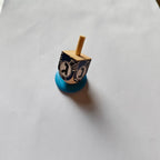 Wooden Dreidels for Hanukkah, Mixed Painted Set