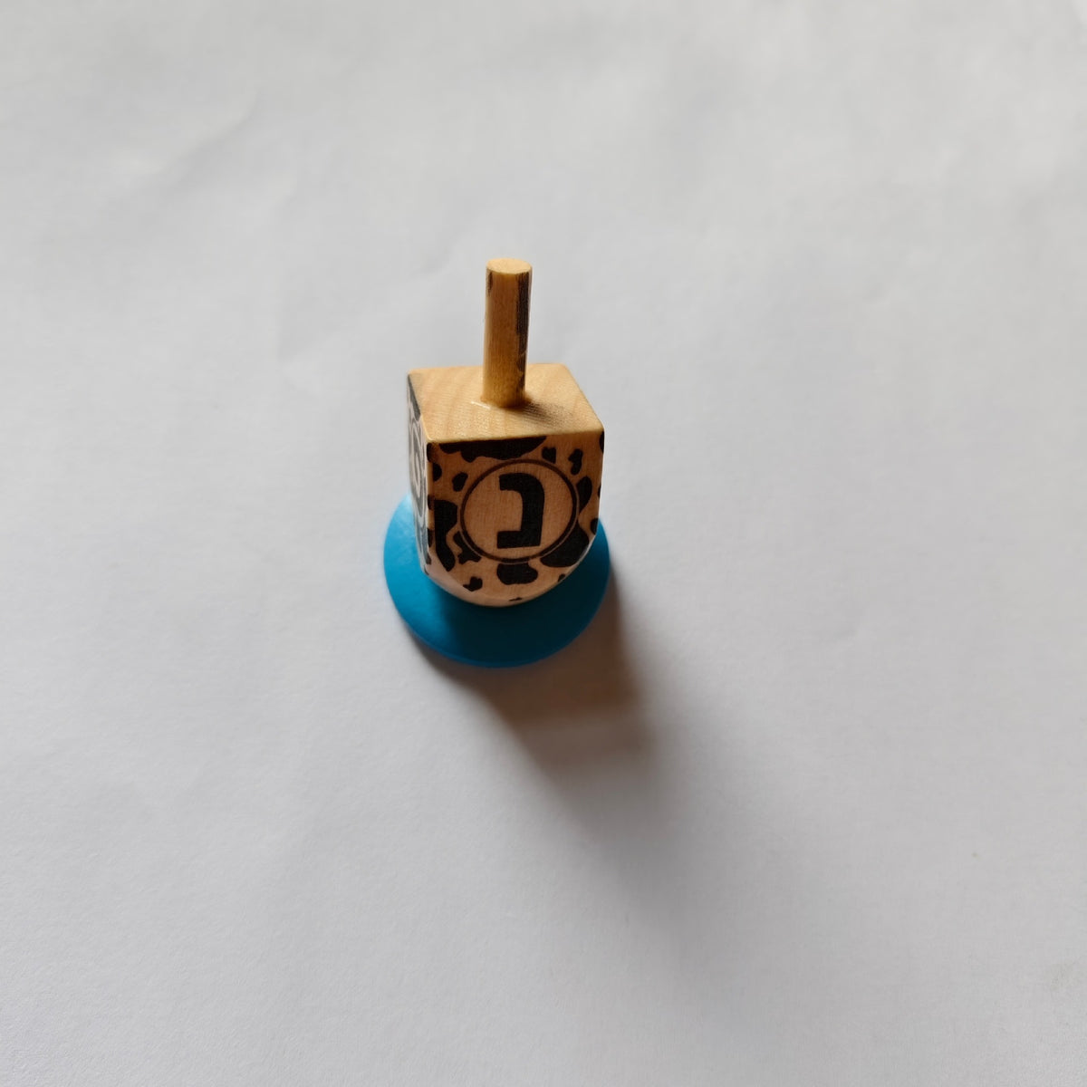Wooden Dreidels for Hanukkah, Mixed Painted Set