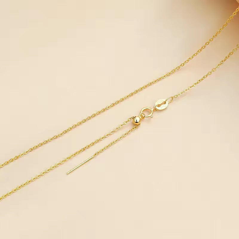 Star of David Necklace Gift Set in Gold Plated 925 Sterling Silver, Pendant and 18 Inch Chain