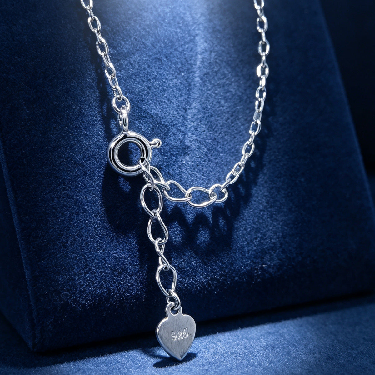 Hamsa Bracelet in 925 Sterling Silver, Turquoise & Blue Crystal